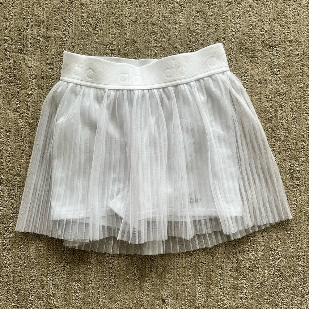Alo Mesh Tennis Skirt